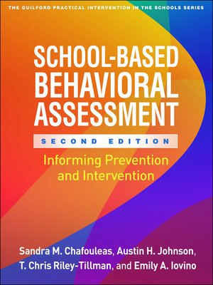 cover image of School-Based Behavioral Assessment